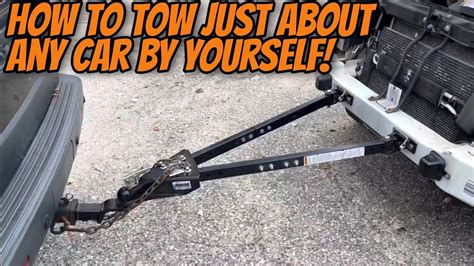 how do you hook up a tow bar